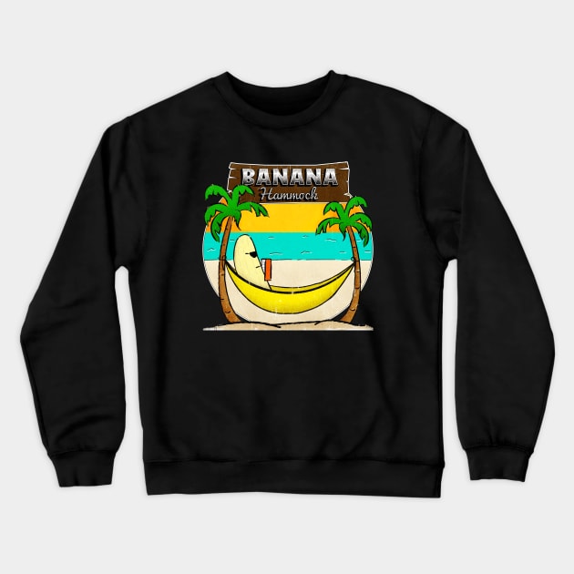 Banana Hammock Crewneck Sweatshirt by ArtsofAll